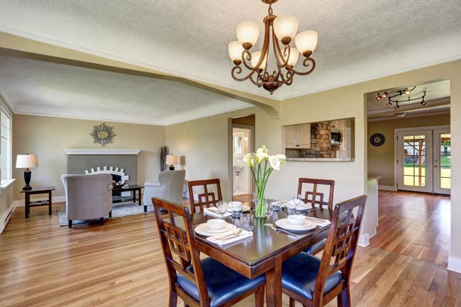 Open Concept Kitchen And Living Room