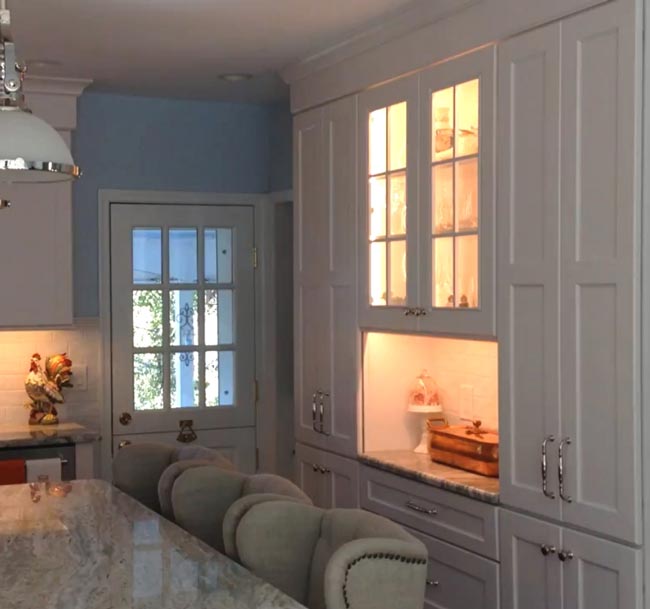 Dining Room Built In Cabinets