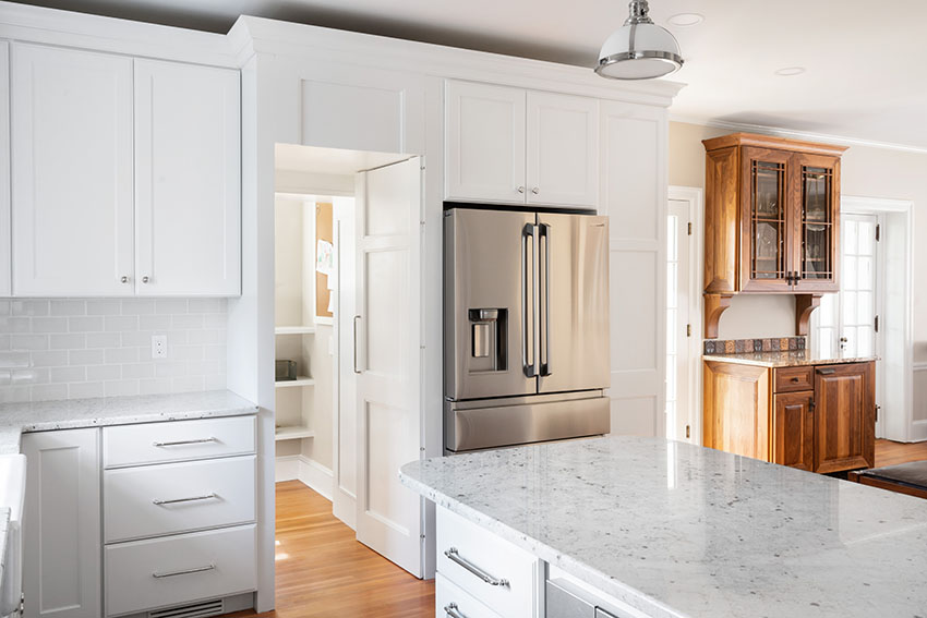 Gallery Kitchen With Hidden Door Open